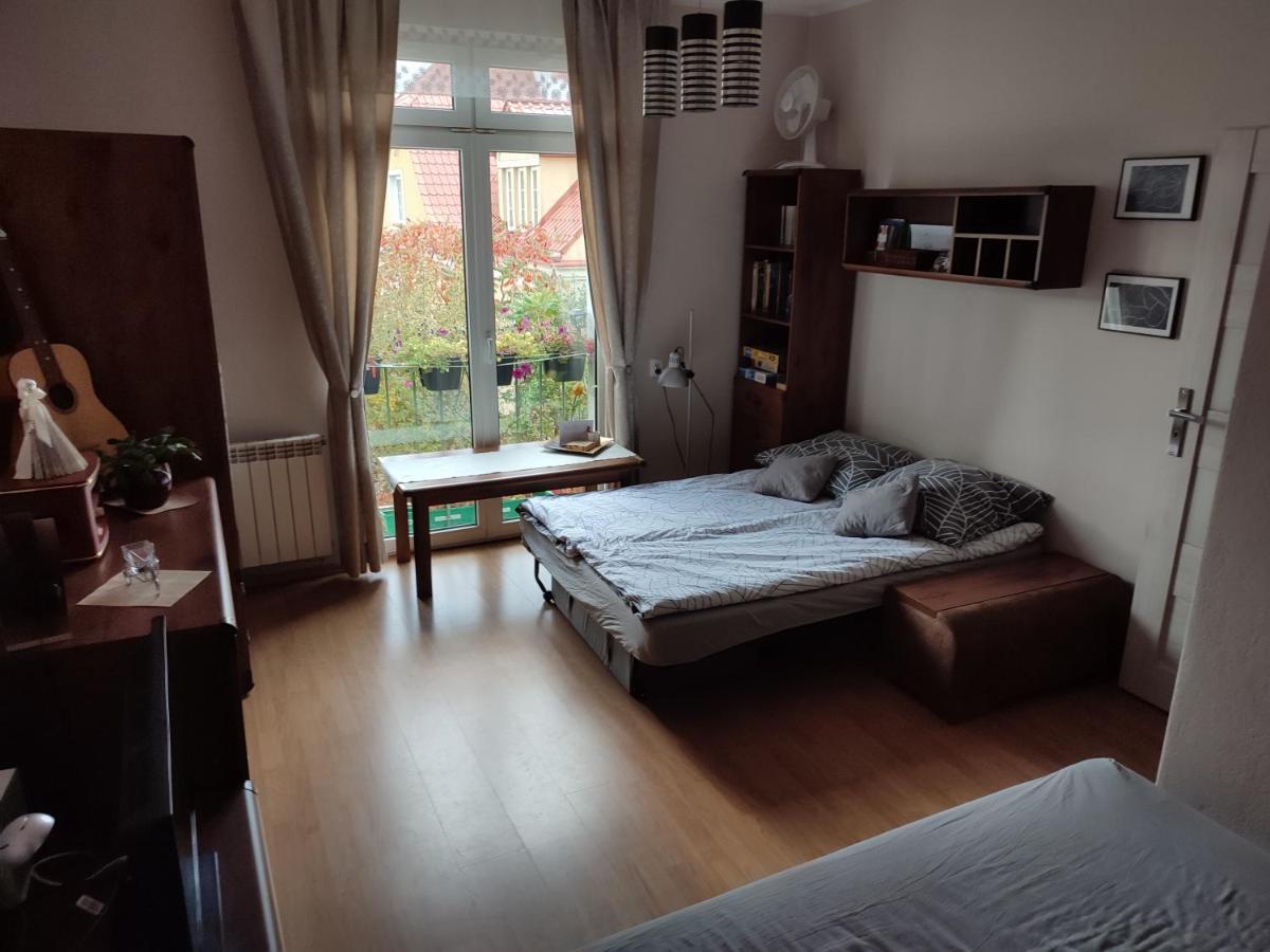 Apartament Olivia Centrum Z Zamknietym Parkingiem Danzica Esterno foto